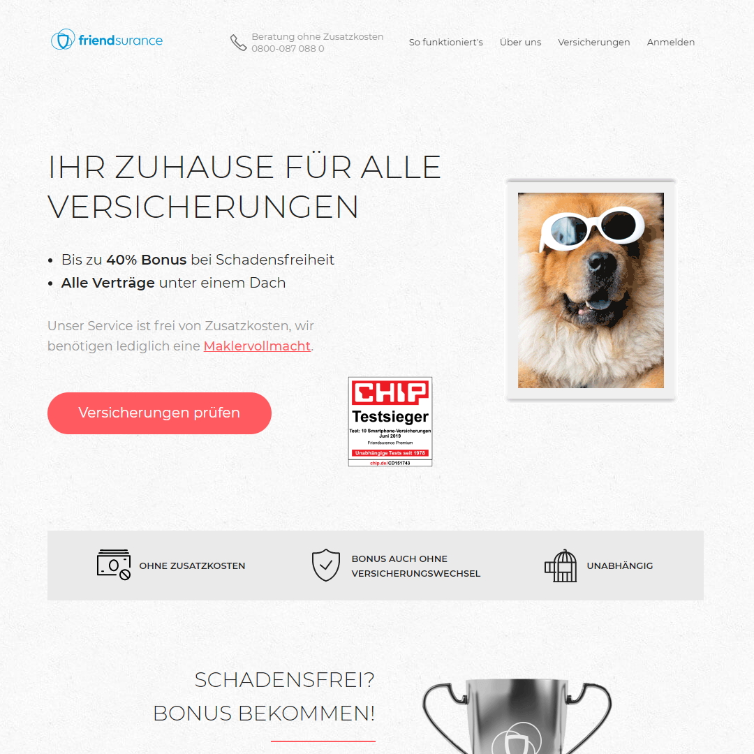 friendsurance Angebot