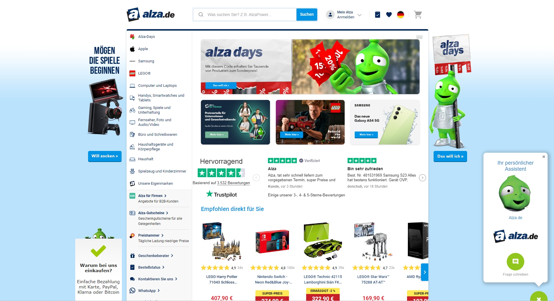 Alza.de test