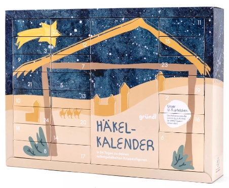 Adventskalender Häkelkrippe