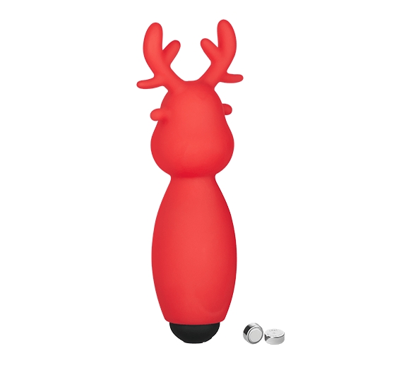 Süßes Rentier-Bullet aus Silikon, 9 cm